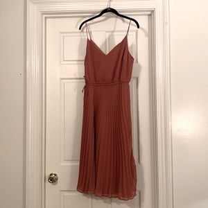 Mauve Midi ASOS Dress- Size 6